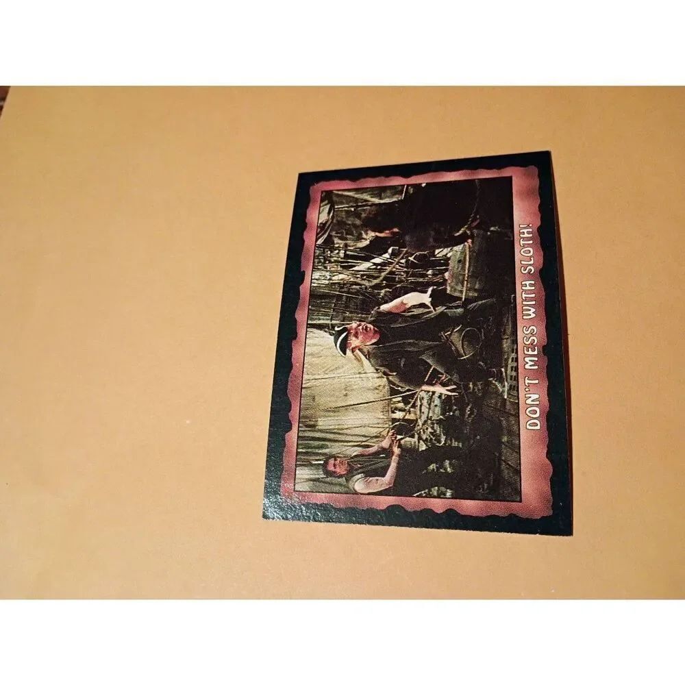 Vintage 1985 Warner Bros Topps Gum Goonies Trading Card #59 Dont Mess w Sloth